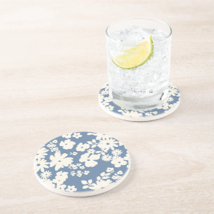 Dessous De Verre En Grès Belles marguerites Motif Couleurs Arrière - plans 