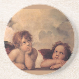Dessous De Verre En Grès Bénédiction de foi de Raphael de foi d'ange