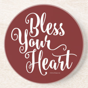 Dessous De Verre En Grès Bénissez votre coeur
