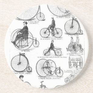 Dessous De Verre En Grès Bicyclette à grande roue Penny Farthing