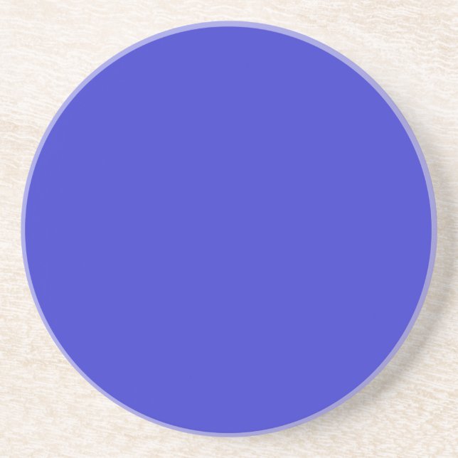Dessous De Verre En Grès Bleu (Devant)