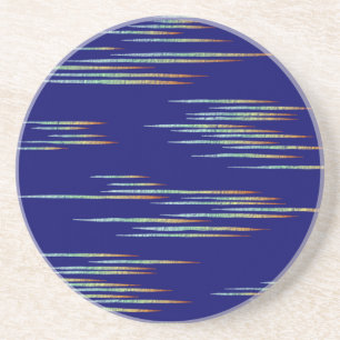 Dessous De Verre En Grès bleu clair