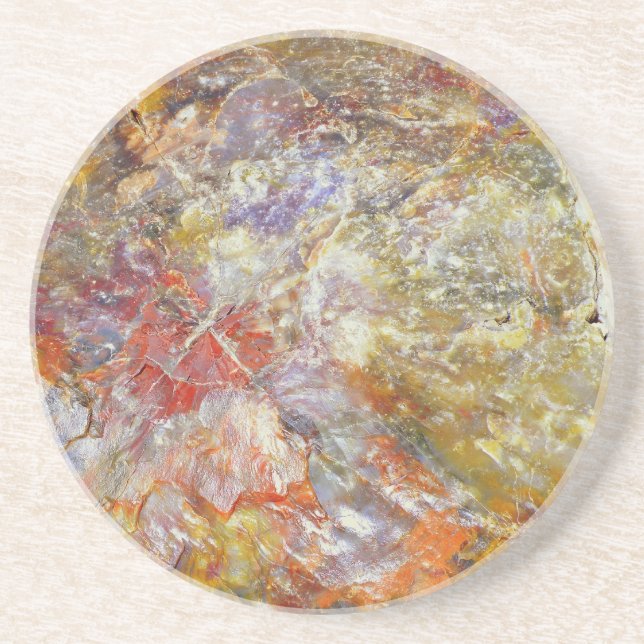 Dessous De Verre En Grès Bois Petrified (Devant)