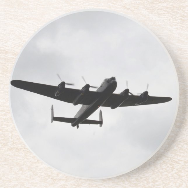 Dessous De Verre En Grès Bombardier lourd de Lancaster (Devant)