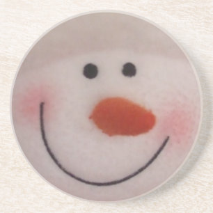 Dessous De Verre En Grès Bonhomme de neige