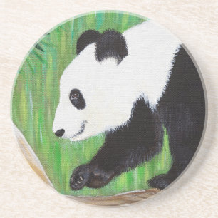 Dessous De Verre En Grès Bonne peinture Panda