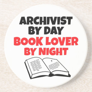 Dessous De Verre En Grès Book Lover Archivist