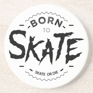 Dessous De Verre En Grès Born to skate