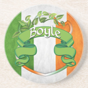 Dessous De Verre En Grès Bouclier irlandais Boyle
