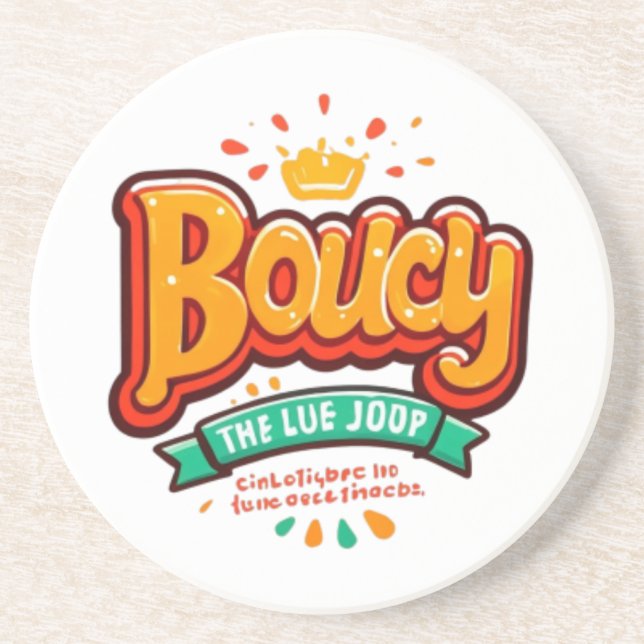 Dessous De Verre En Grès Boucy Crown Fun Tee (Devant)