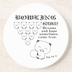 Dessous De Verre En Grès Bowling