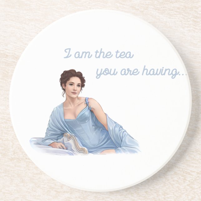 Dessous De Verre En Grès Bridgerton inspired (Devant)