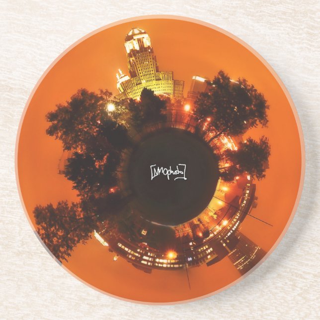 Dessous De Verre En Grès Buffalo, NY (Devant)