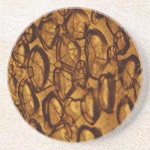 Dessous De Verre En Grès Bulles d'or