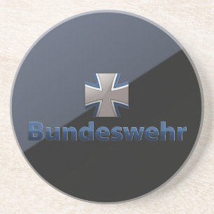 Dessous De Verre En Grès Bundeswehr Emblem