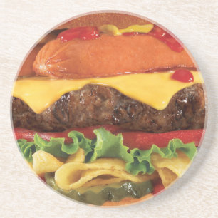 Dessous De Verre En Grès burger