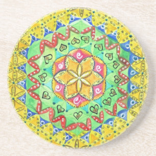 Dessous De Verre En Grès Caboteur de grès de mosaïque