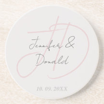 Calligraphie tendance monogramme de script classiq