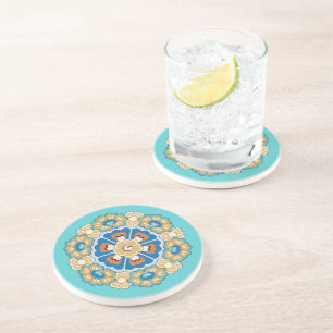 Dessous De Verre En Grès Camélia charmant