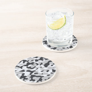 Dessous De Verre En Grès Camouflage urbain à fort contraste