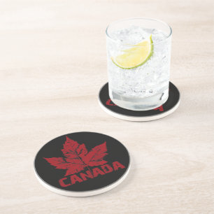 Dessous De Verre En Grès Canada Souvenir Coasters Retro Canada Coasters
