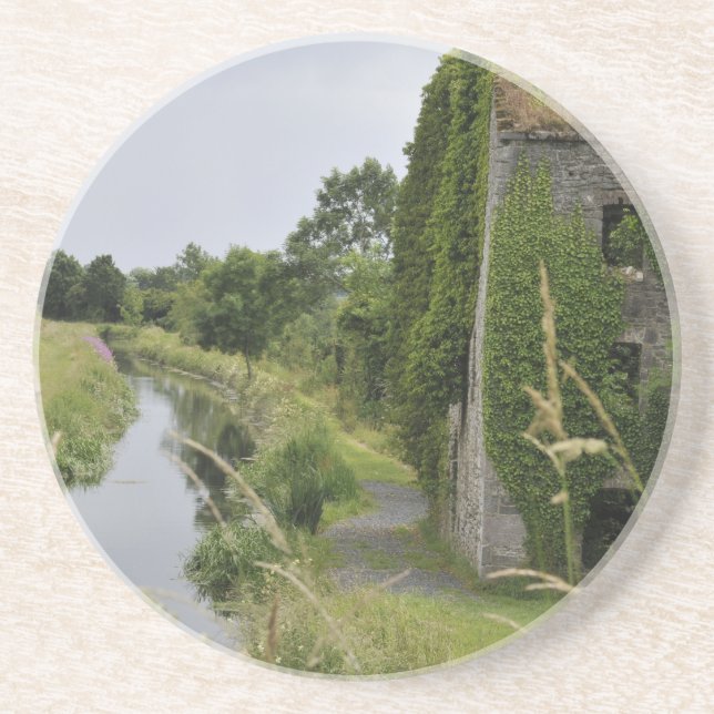 Dessous De Verre En Grès Canal irlandais (Devant)