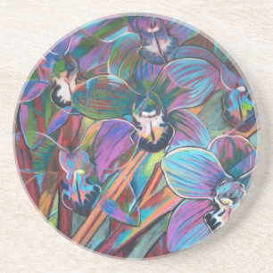 Dessous De Verre En Grès Carnaval de Cymbidium 2