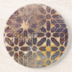 Dessous De Verre En Grès Carreaux mystiques I