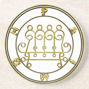 Dessous De Verre En Grès Carrelage d'autel en pierre de sable du roi Paimon