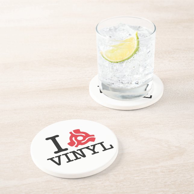 Dessous De Verre En Grès Carte I 45 Vinyl (Côté)