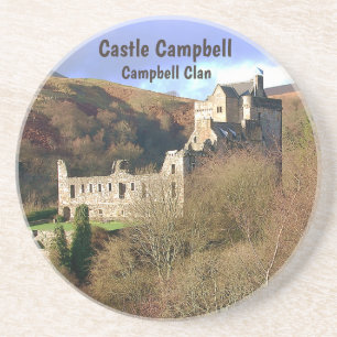 Dessous De Verre En Grès Castle Campbell - Campbell Clan