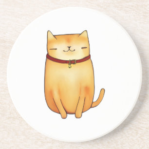 Dessous De Verre En Grès Cat