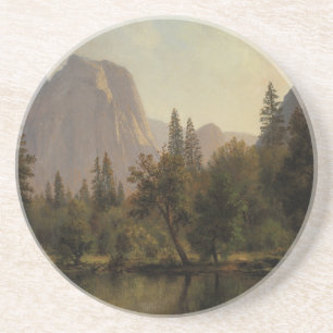 Dessous De Verre En Grès Cathedral Rocks, Yosemite Valley Albert Bierstadt