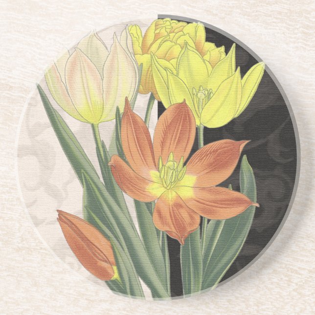 Dessous De Verre En Grès Centre II (Devant)