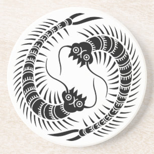 Dessous De Verre En Grès Cercle Centipedes face