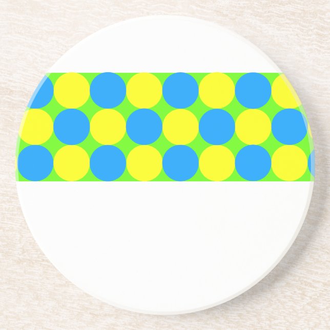 Dessous De Verre En Grès Cercles (Devant)