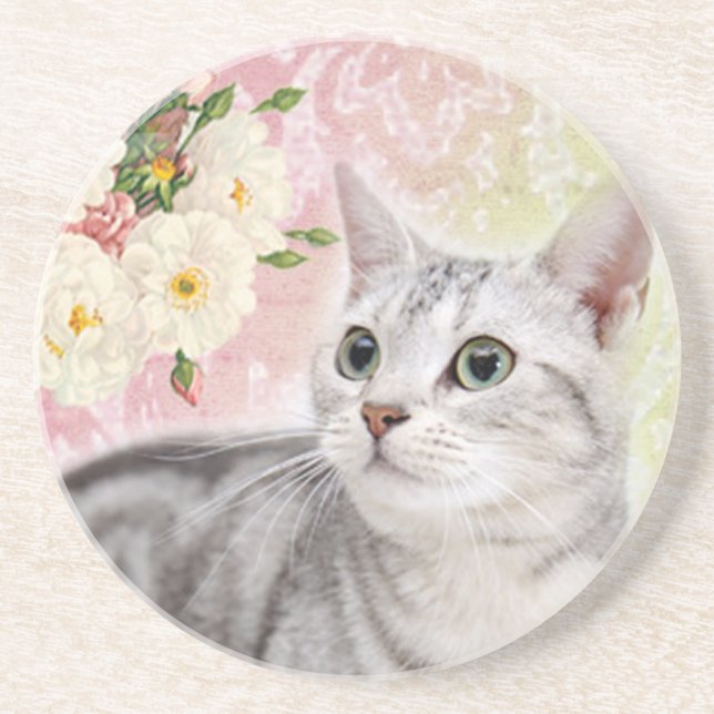 Dessous De Verre En Grès Cessez de sentir les roses (Devant)