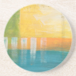 Dessous De Verre En Grès Champs Citrus I