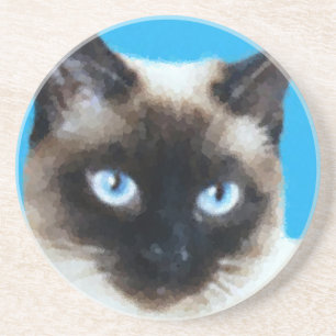 Dessous De Verre En Grès Chat 1