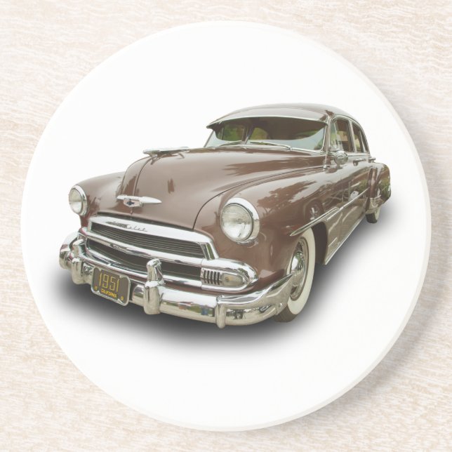 DESSOUS DE VERRE EN GRÈS CHEVROLET 1951 (Devant)