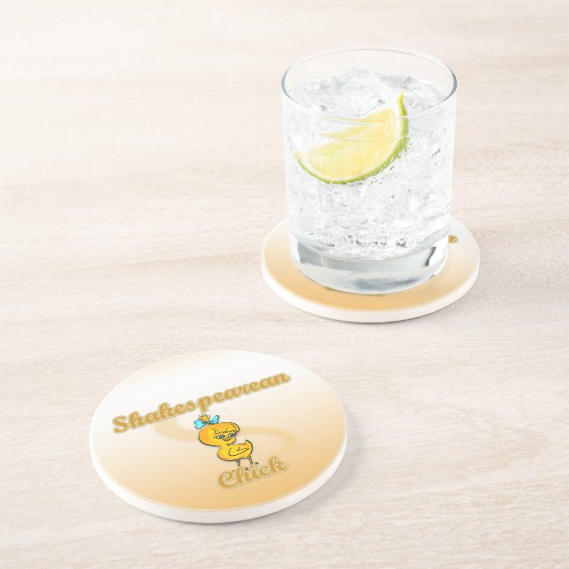 Dessous De Verre En Grès Chick Shakespeare (Côté)
