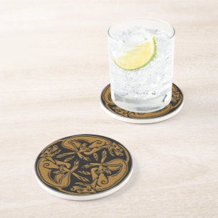 Dessous De Verre En Grès Chiens celtes décoration traditionnelle look en bo