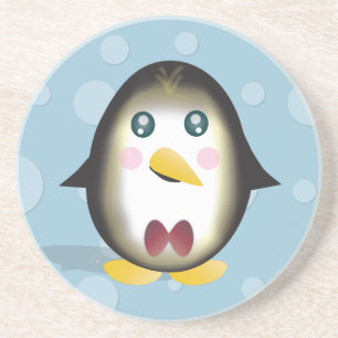 Dessous De Verre En Grès Chillin' Penguin