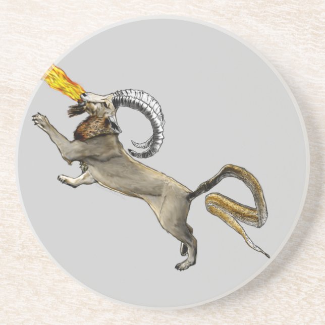 Dessous De Verre En Grès Chimera (Devant)