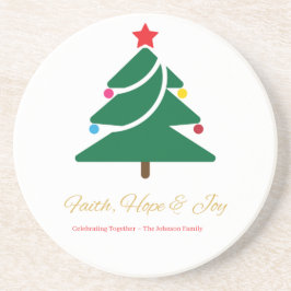 Dessous De Verre En Grès Christmas Coaster