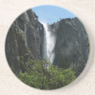 Dessous De Verre En Grès Chute de Bridalveil dans le parc national de Yosem