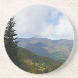 Dessous De Verre En Grès Ciel bleu dans les montagnes Blue Ridge