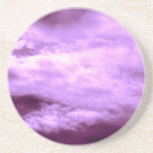 Dessous De Verre En Grès Ciel violet spectaculaire