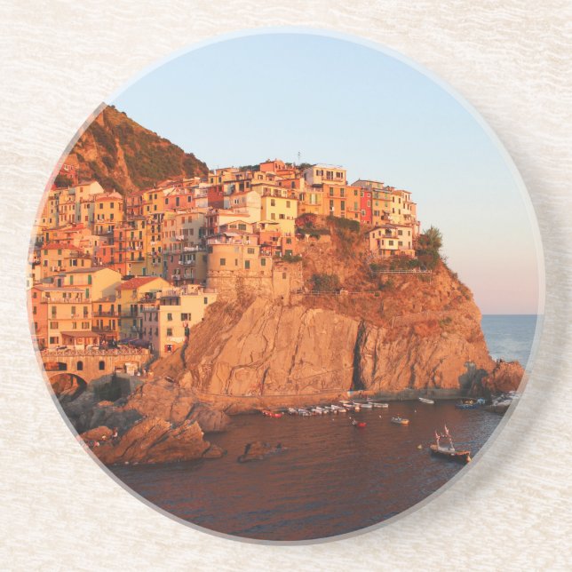 Dessous De Verre En Grès Cinque Terre, Italie (Devant)