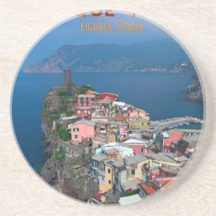 Dessous De Verre En Grès Cinque Terre - Vernazza d'en haut